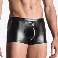 Boxer homme slip pochette culotte U pochette slip boxer pour homme simili cuir