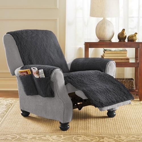Housse fauteuil relax noir - de,