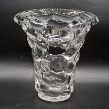 Vase cristal blanc soufflé - vase,