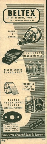Publicité ancienne beltex - publicité,