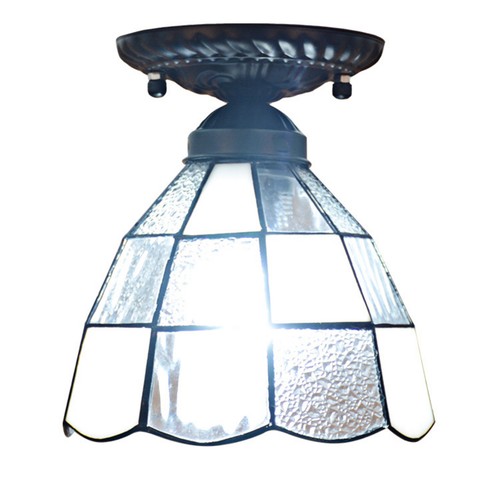 Lampe tiffany bord - lampe, festonné