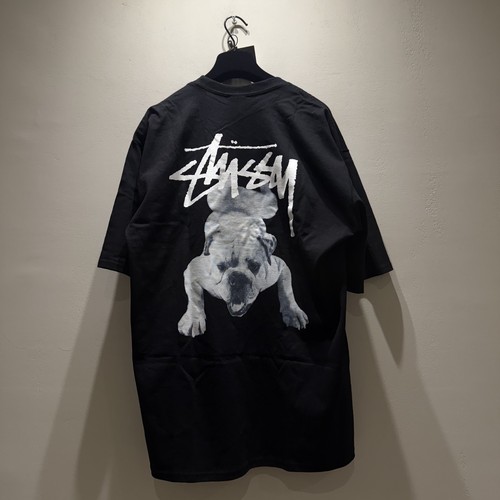 Shirt stussy stock dog noir - stock,