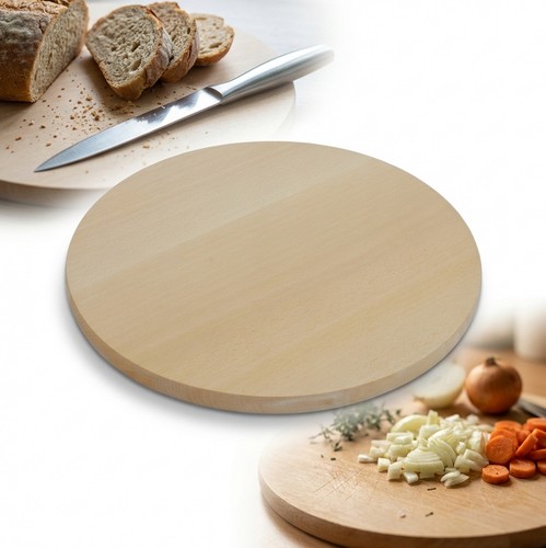 Planche bois ronde ø25cm - bois,