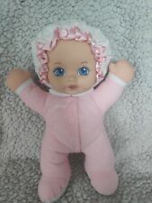 Doudou Poupée Chiffon rose Pouet Pouet Playskool vintage 