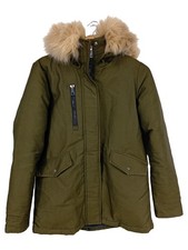 MANGO Parka Femme Olive