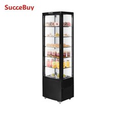 Vitrine Réfrigérée 447mm Pâtisserie 5 Niveaux Éclairage LED Refroidisseur TURBO