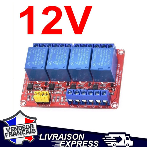 Module relais 12v - 4, 4