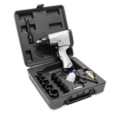 Clé à chocs pneumatique Jeu 17 pièces 320Nm Air comprimé Visseuse pneumatique