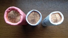 portugal 2011 3 rouleaux non aveugles 1 2 5 cents
