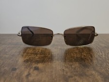 LUNETTES DE SOLEIL VINTAGE GIVENCHY SGV 014 GOLD PILOT MADE IN ITALY #1059