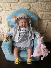 Superbe petite tenue 6 mois été fille 4 pièces : robe gilet sandales chapeau !!!