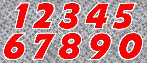 Numero course racing auto - numero,