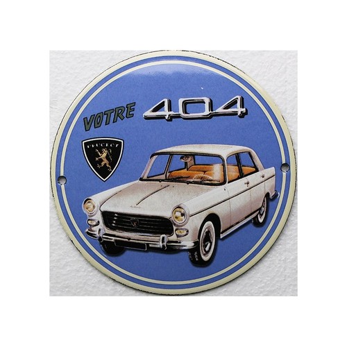 Plaque émaillée peugeot - plaque,