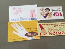 lot  4 anciens buvards