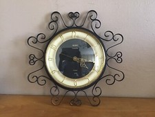 Pendule fer forgé vintage - pendule,