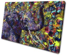 Elephant Colourful Paint
