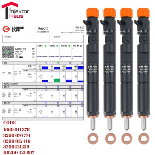 4xejbr03101d injecteur renault - 4xejbr03101d,