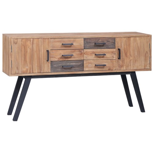 Teck solide armoire latérale - teck,