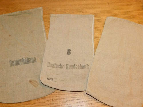 Vintage sac banque dm - banque,