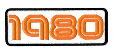 Patch écusson patche 1980