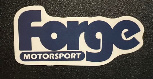 Forge motorsport sticker blue - forge,