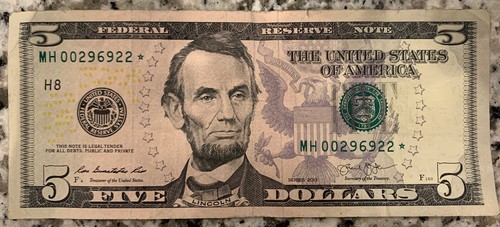 2013 star note - $5,