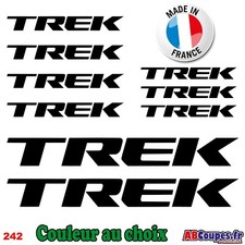 9 Stickers Trek - Autocollants Adhésifs Cadre Velo Bike VTT Montain - 242