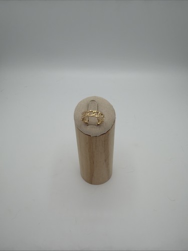Bague dorée maillons - bague,
