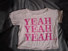 Crop Top Rose Et Blanc Yeah Jennyfer