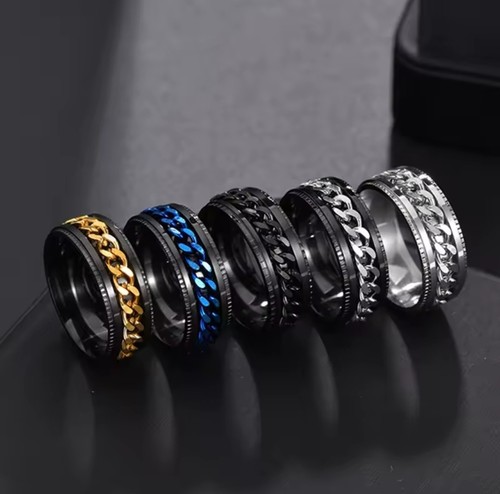 Bague homme acier - acier, inoxydable