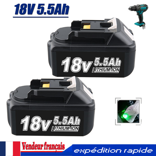 Pour makita 18v 5ah batterie - 18v,