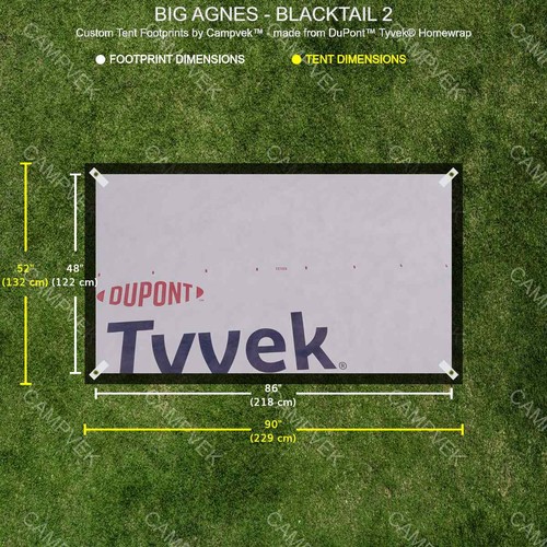 Tyvek footprint for the - tyvek,