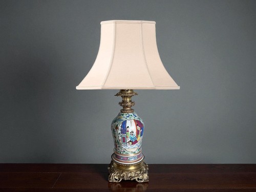 Chine important pied lampe - chine,,