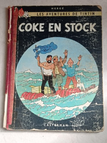 Tintin coke stock - coke, 1958