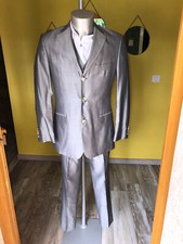 costume 3 pièces soie gris HUGO BOSS scorses/movie veste 46 (S) pantalon 40 neuf