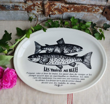 ANCIENNE ASSIETTE GIEN OVALE