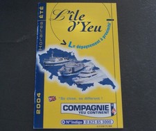 ancien plan guide 2004 l ile d yeu 32 pages photos couleurs