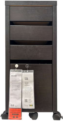 New ikea micke black brown - new,