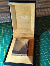 briquet St Dupont Paris Silver Plate-Gaz-Lighter n 9VLC31