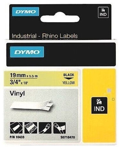 Dymo 18433 ruban - dymo, vinyle