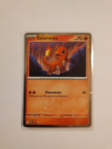 Carte pokémon salamèche - carte,
