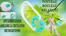 Rouleau masseur anti cellulite peau d'orange cuisse bras massage relaxation 