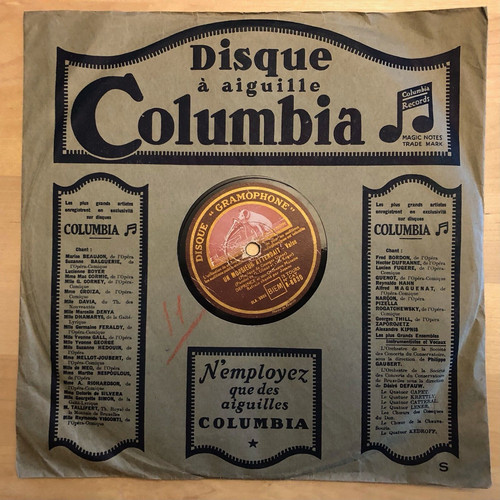 Disque 78t monsieur - disque, un