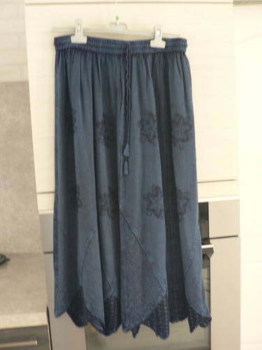 Jupe longue brodee vintage - brodee,