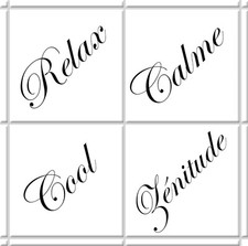 3 X SETS DE 4 AUTOCOLLANTS