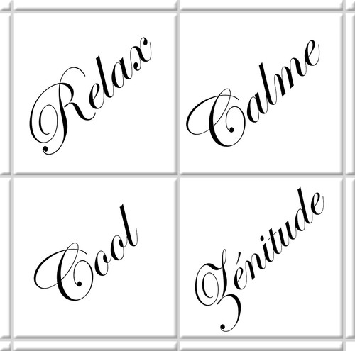 Sets 4 autocollants - 3,