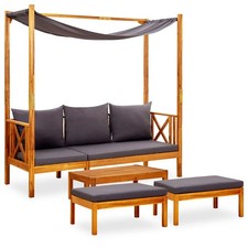 Bois acacia solide banc de - bois,