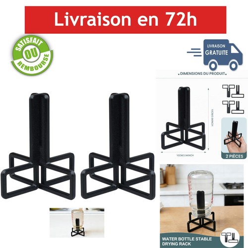 égouttoir bouteilles noir - à,