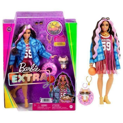 Nrfb poupée barbie - extra, 13