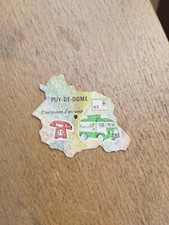 PUZZLE YOPLAIT DEPARTEMENTS Voiture Téléphone Courrier 63 Puy de Dome